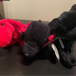 Ty Beanie Baby - Rare Dog Collection - All Beanie Baby have have Tag Errors